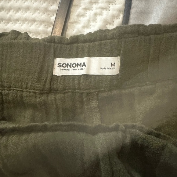 Sonoma Dark Green High Waist Women's Shorts - Picture 4 of 4